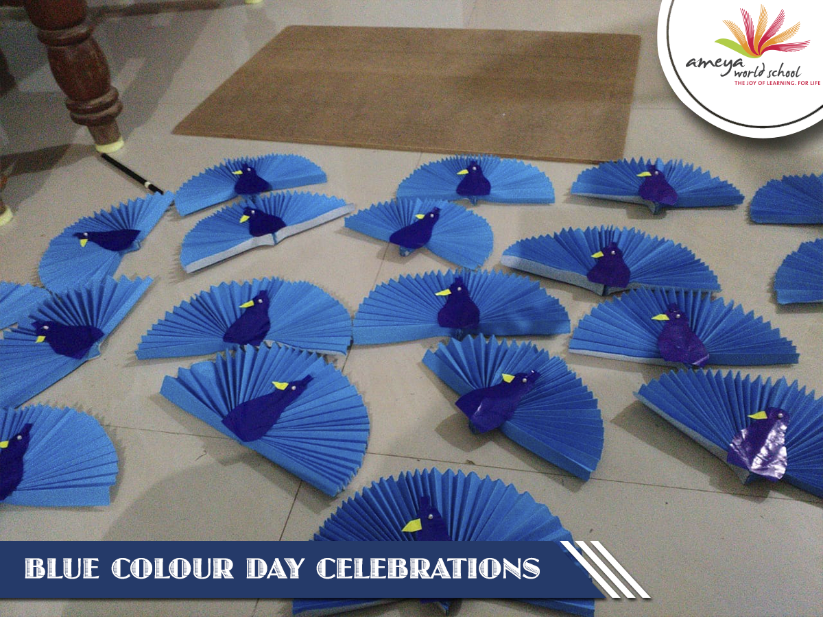 blue color day activity